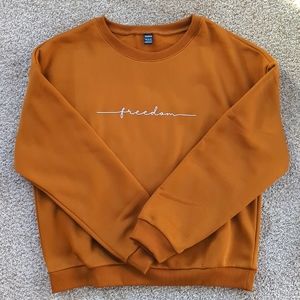 Shein Freedom Sweatshirt Size Large
